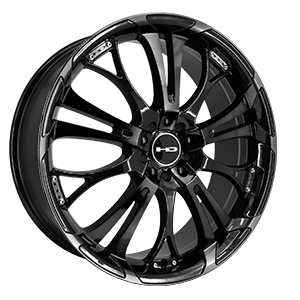 HD Wheels Spinout Gloss Black