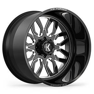 KG1 Forged Gear KF015 Gloss Black Milled