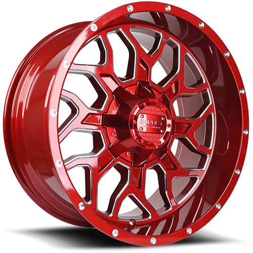 Impact 813 Red W/ Milled Windows