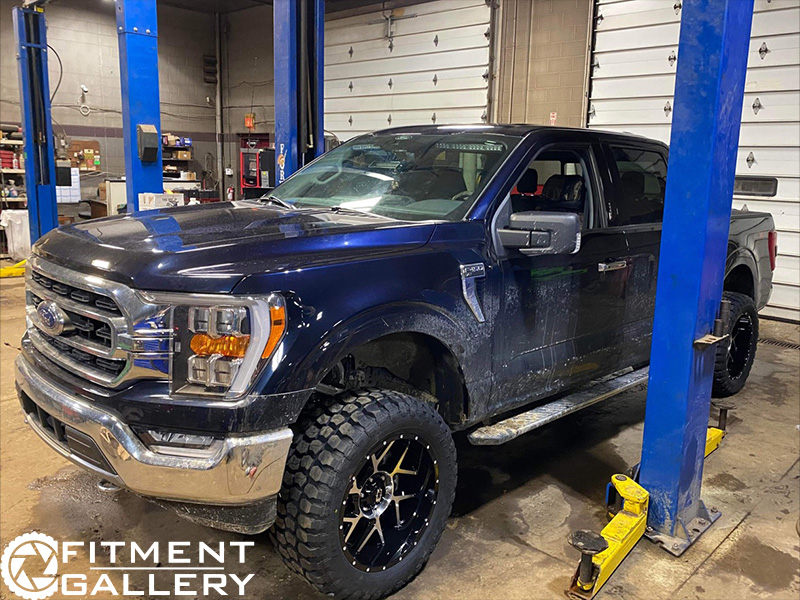 2021 Ford F150 Xlt Vision 360 20x10 Ironman All Country Mt 33x12 50r20 3in Rough Country Suspension Lift 