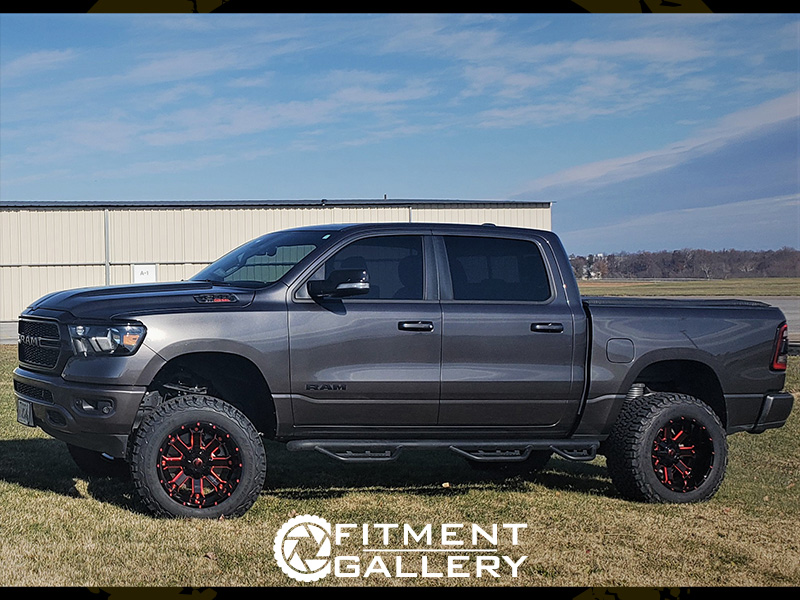 2021 Ram 1500 Big Horn American Offroad A108 20x12 Bfgoodrich All Terrain At K02 35x12 50r20 6in Rough Country Suspension Lift 