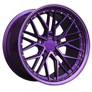 XXR 571 Diamond Cut Purple Wheel