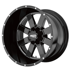 Moto Metal MO962 Gloss Black W/ Milled Accents 20x12 -44