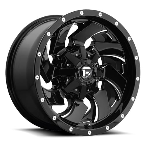 Fuel Offroad Cleaver D574 Gloss Black W/ Milled Spokes Photo