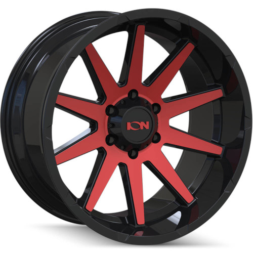 Ion Alloy 143 Gloss Black W/ Red Machined Face Photo