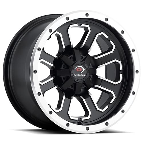 Vision Offroad Commander 548 Black W/ Machined Face Photo