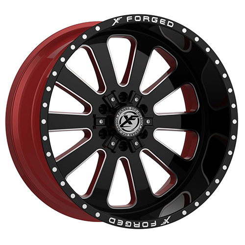 XF Flow XFX-302 Gloss Black Red Milled Photo