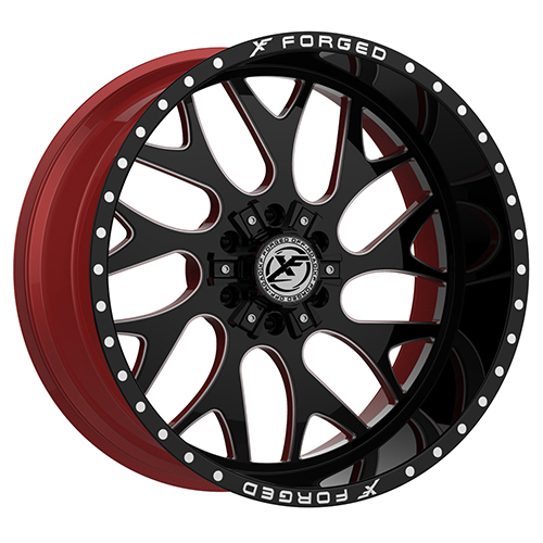 XF Flow XFX-301 Gloss Black Red Milled Photo