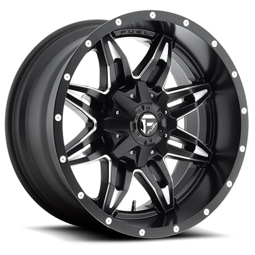 Fuel Offroad Lethal D567 Satin Black W/ Milled Spokes Photo